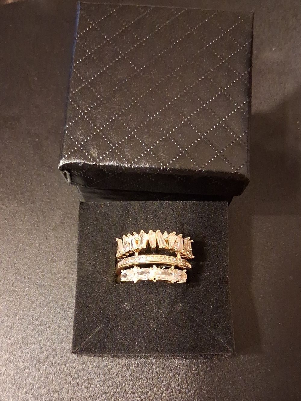 18k GP Stacking Rings